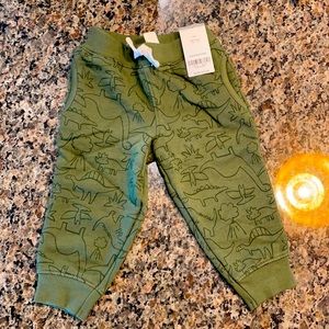 NWT Carter’s Fleece Pull on Pants 12 months